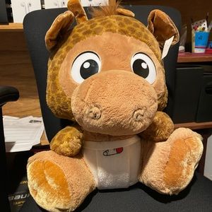 16.5” Dave & Buster’s Stuffed Diaper Giraffe Plush
